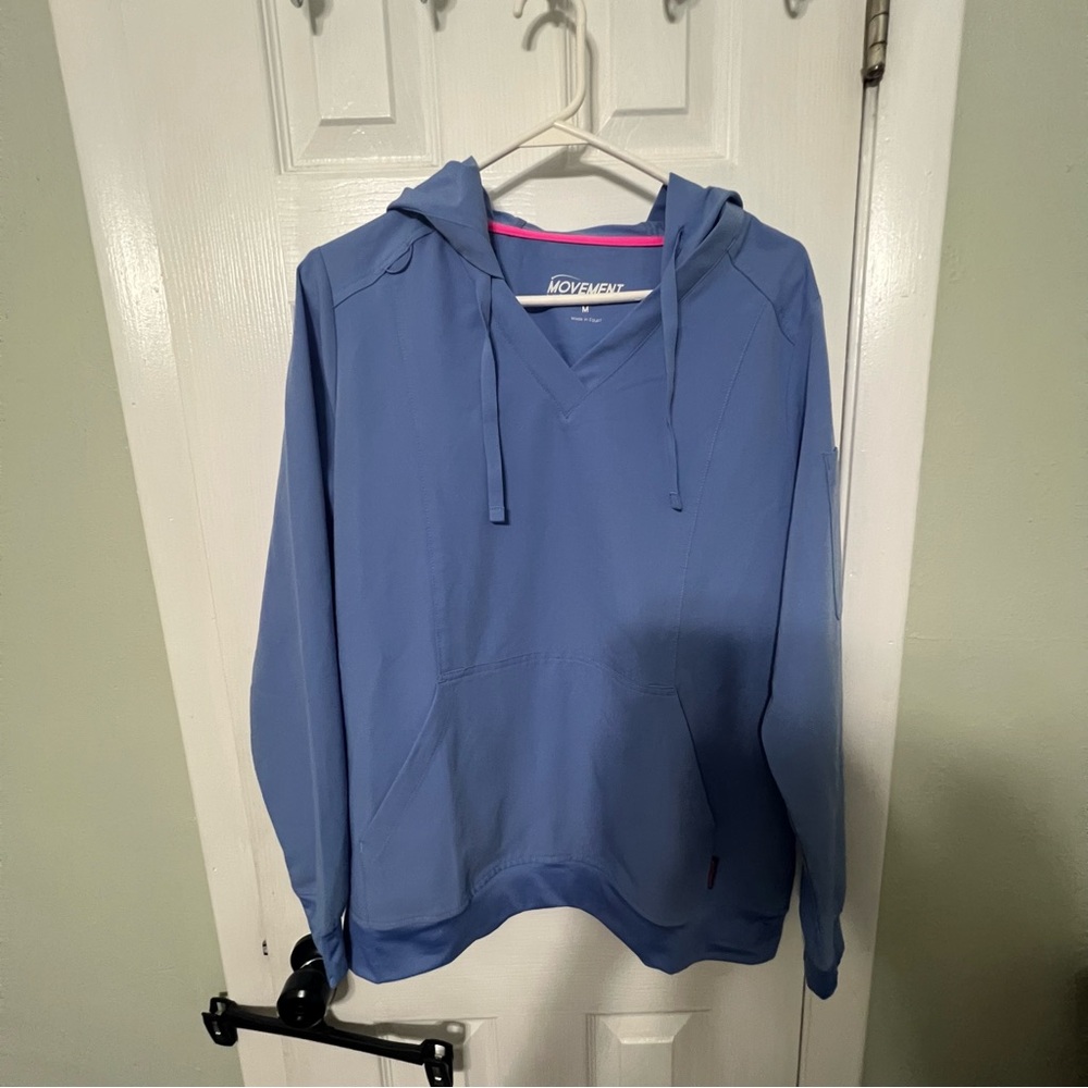 Movement buttersoft Lightweight Blue scrub Hoodie
